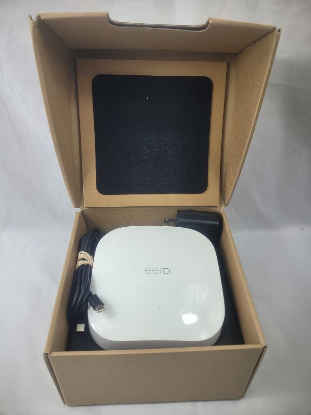 Eero Pro 6 Tri-Band Wi-Fi 6 Router Base Station- White Model K010001